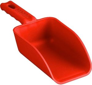 Cuillères à portionnement alimentaire commerciales   | Vikan 63004 Cuillère à main en plastique codée par couleur – Ustensiles de cuisine sans BPA et sûrs pour les aliments, fournitures pour restaurants et services alimentaires, 16 oz, rouge Cuillères à portionnement alimentaire commerciales Cuillères à portionnement alimentaire commerciales