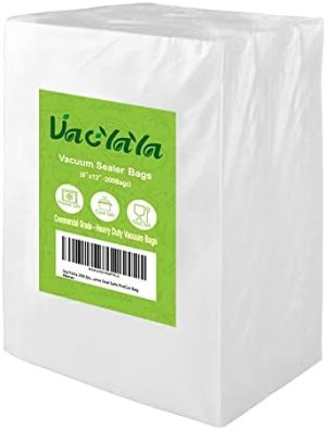 Distributeurs de sirop et de miel   | 200 Sacs de Congélation de Taille Quart 8 X 12 Pouces pour Machine Sous Vide, Sacs Vac Seal A Meal avec Sacs Pré-découpés Sûrs Sous Vide Sans BPA Distributeurs de sirop et de miel Distributeurs de sirop et de miel