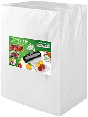 Distributeurs de sirop et de miel   | 200 Sacs de Congélation Sous Vide 6X10 Pouces avec Qualité Commerciale, Sans BPA, Résistants, Idéaux pour le Stockage Alimentaire Sous Vide ou la Cuisine Sous Vide Distributeurs de sirop et de miel Distributeurs de sirop et de miel