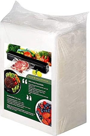 Distributeurs de sirop et de miel   | 200 Sacs Sous Vide Pour Aliments, Sacs de Rangement Épais de 8X12 Pouces Sans BPA, Compatibles Avec Toutes les Machines à Vide, Food Saver, Seal A Meal, Weston, Sacs Pré-découpés de Qualité Commerciale Pour Préparation Sous Vide Distributeurs de sirop et de miel Distributeurs de sirop et de miel