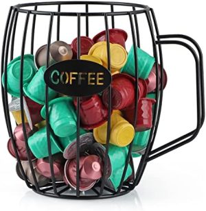 Supports pour capsules de café   | Support de dosettes de café, Panier à capsules de café, Conteneur de rangement K Cup pour bar à café Supports pour capsules de café Supports pour capsules de café