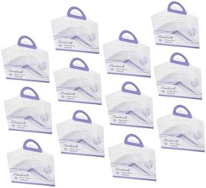 Transporteurs de gâteaux   | 12Pcs Boîte d’Emballage Porte-Gâteau en Plastique Support de Gâteau Transparent Conteneur à Gâteau en Plastique Porte-Gâteau Transparent Conteneur à Gâteau en Plastique Porte-Gâteau Portable Transporteurs de gâteaux Transporteurs de gâteaux