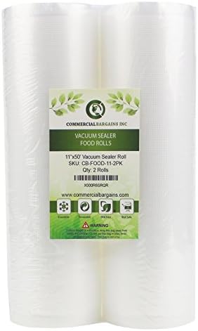 Distributeurs de sirop et de miel   | Offres Commerciales Sacs de Conservation Sous Vide avec Scelleuse Sous Vide (2) 11″ X 50′ Distributeurs de sirop et de miel Distributeurs de sirop et de miel